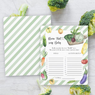 Locally grown baby shower - Name that Baby Song