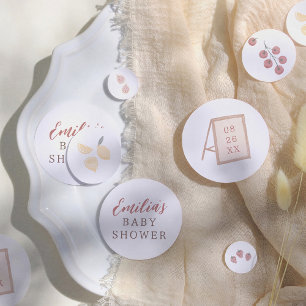 Locally Grown Baby Watercolor Baby Shower Confetti