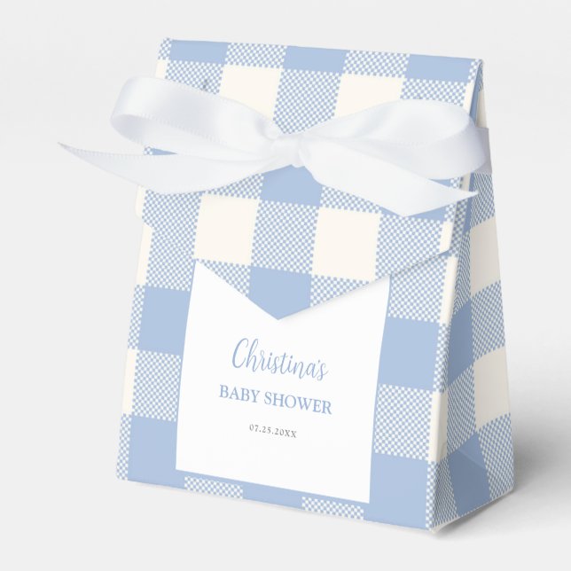 Locally Grown Boy Baby Shower Favour Box (Front Side)