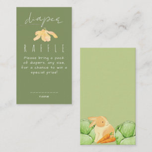 Locally Grown Cabbage Patch Baby Shower Diaper Raf Enclosure Card