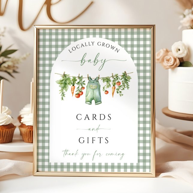 Locally Grown Cards and Gifts Sign Vegetables (Creator Uploaded)