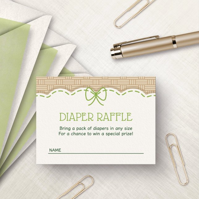 Locally Grown Diaper Raffle Enclosure Card (Creator Uploaded)