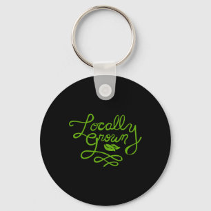 Locally Grown Earth Day  Key Ring