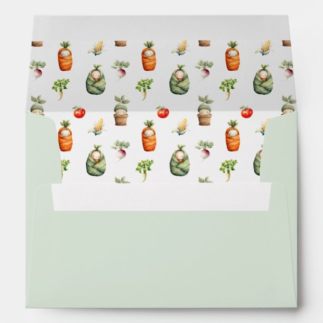 Locally Grown Envelope Return Address Vegetables   (Back (Bottom))