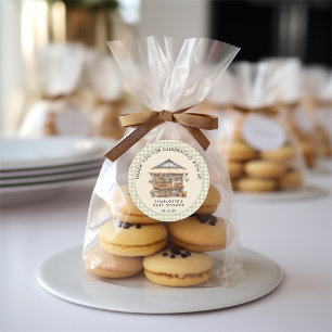 Locally Grown Farmer's Market Baby Shower  Classic Round Sticker