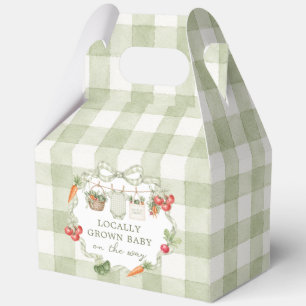 Locally Grown Farmer's Market Baby Shower Favour Box
