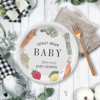 Locally Grown Farmers Market Baby Shower