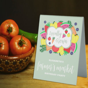Locally Grown Farmer's Market Birthday