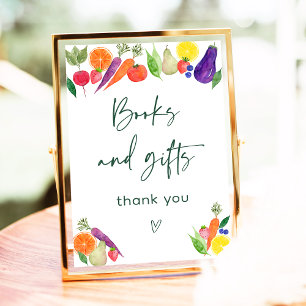 Locally Grown Farmers Market Books and Gifts Sign