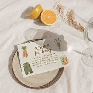Locally Grown Farmer's Market Books for Baby Enclosure Card