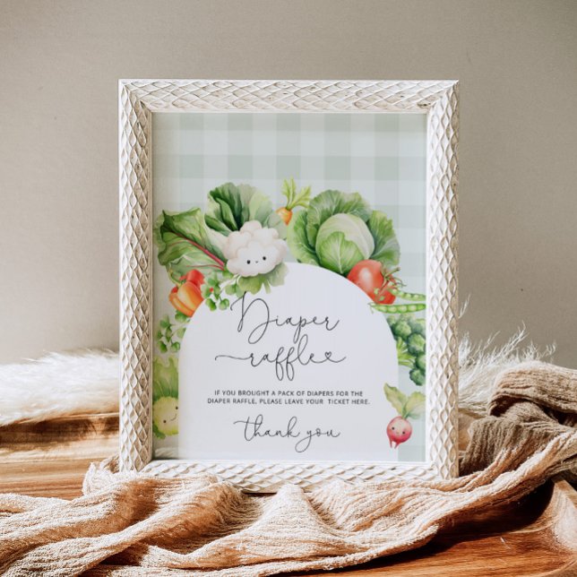 Locally grown farmers market Diaper raffle Poster (Creator Uploaded)