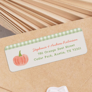 Locally Grown Farmer's Market Return Address Label