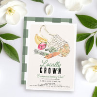 Locally Grown French Market Bag 1st Birthday