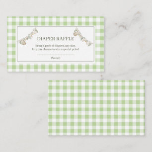Locally Grown Fresh Farmers Market baby shower Enclosure Card