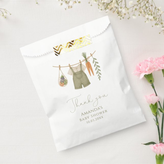 Locally Grown Gender Neutral  Baby Shower Favour Bag (Sealed)