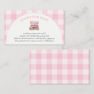 Locally Grown Girl Baby Shower Books For Baby Enclosure Card