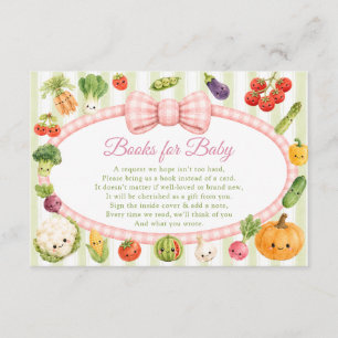 Locally Grown Girl Books For Baby Ticket Enclosure Card
