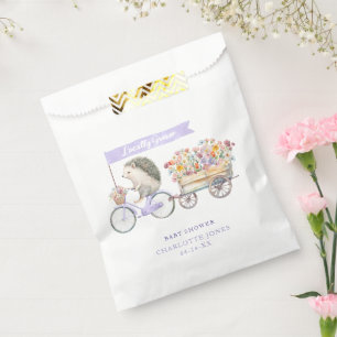 Locally Grown Hedgehog Baby Shower – Floral Favour Bag