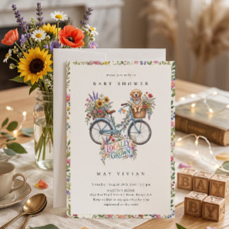 Locally Grown & Loved Baby Shower Invitation