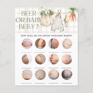 Locally Grown Mum or Dad Baby Shower Game