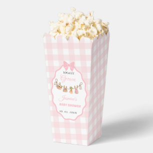 Locally grown Pink girlbaby shower Baby sprinkle Favour Box