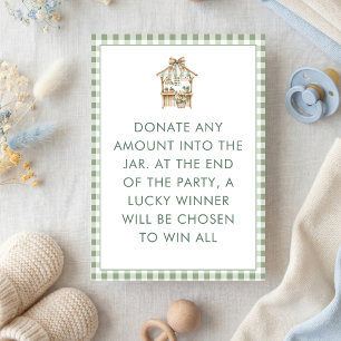 Locally Grown take All Baby Shower Game card