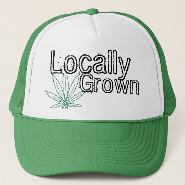 locally grown trucker hat (Front)