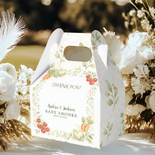 Locally Grown Veggie Carrots Tomatoes Floral Favour Box