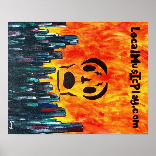 Localmusicplay.com Poster Fire City (Front)