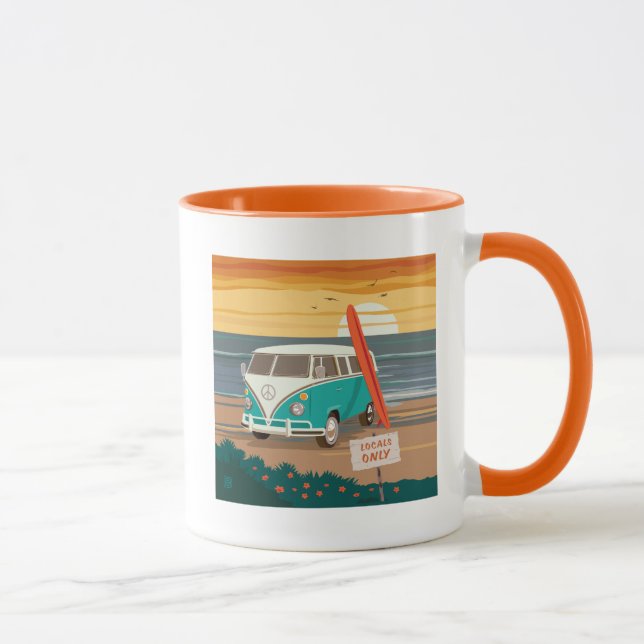 Locals Only | VW Surf Van Mug (Right)