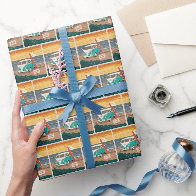 Locals Only | VW Surf Van Wrapping Paper (Gifting)