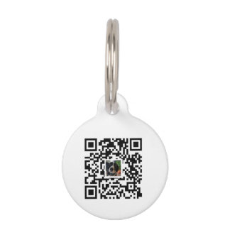 LOCATE YOUR LOST MASCOT QR Code Plate Pet Tag
