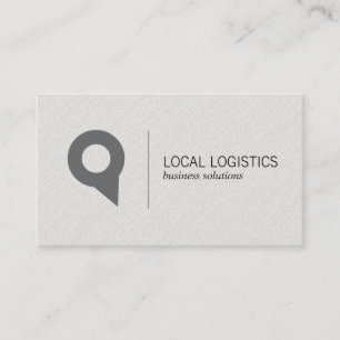 Location Icon   Logistics Business Card