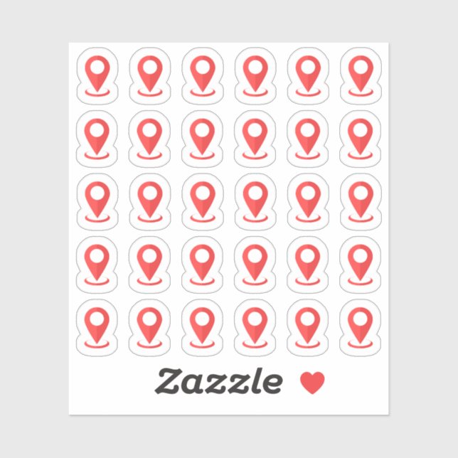 Location Marker Travelling Trip Route Map Planner (Sheet)