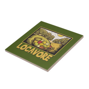 Locavore Slow Food Tile