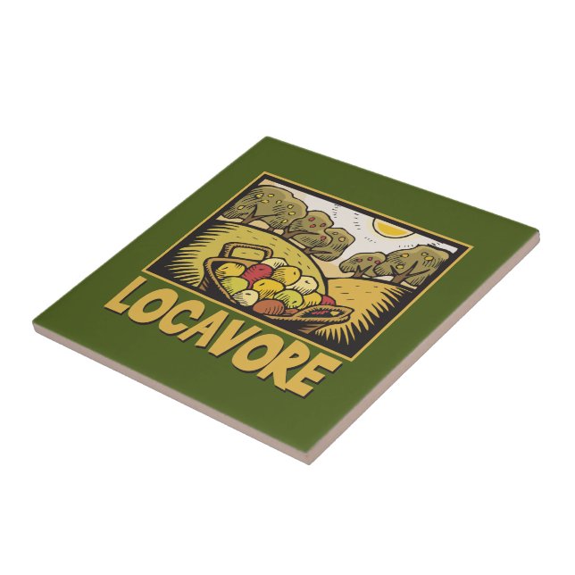 Locavore Slow Food Tile (Side)