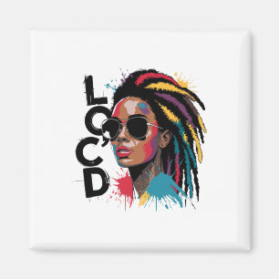 Loc'd For Life Afro Locs Drug Dreadlocks Black Mel Magnet
