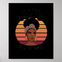 Loc'd Hair Black Queen Afro Woman Melanin Girl Art