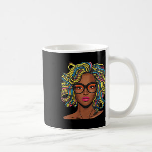 Loc'd Hair Girl African American Black Women Pride Coffee Mug