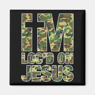 Locd Jesus Christian Cross Black Woman With Locs C Magnet