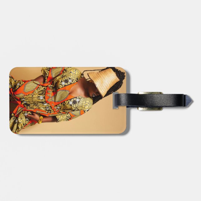 Loc'd Luggage Tag1 Luggage Tag (Back Horizontal)