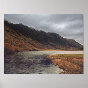 Loch Achtriochtan Glencoe Poster