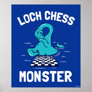 Loch Chess Monster Poster