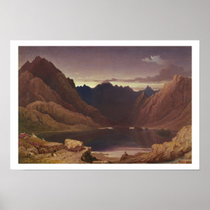 Loch Coruisk, Isle of Skye - Dawn, c.1826-32 (w/c Poster
