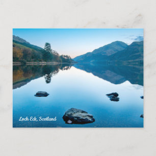 Loch Eck in Blue, Scotland Postcard
