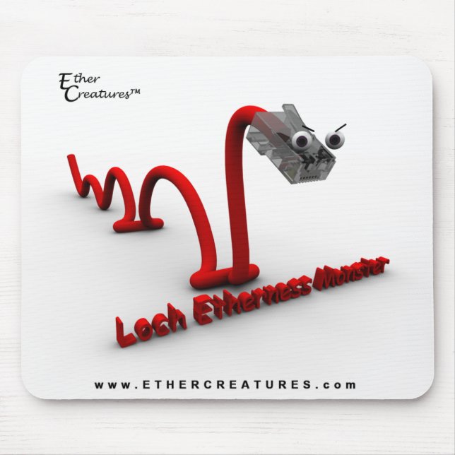 Loch Etherness Monster Mouse Pad (Front)