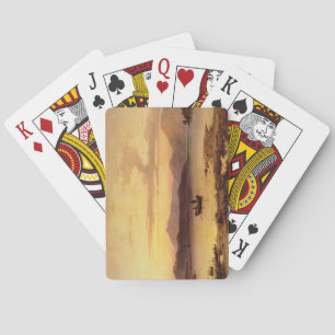 Loch Etive, from Bonawe - Evening, 1875 (oil on ca Playing Cards