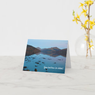 Loch Fyne in Blue, Scotland Greeting card