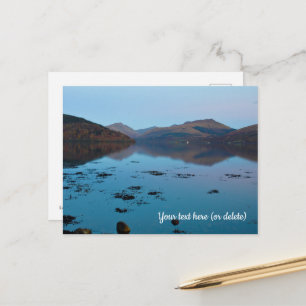 Loch Fyne in Blue, Scotland Postcard