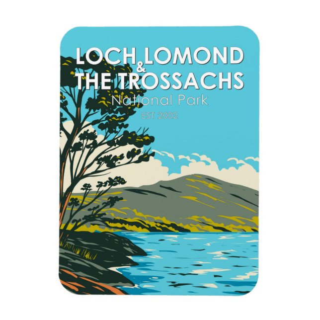Loch Lomond and the Trossachs National Park Magnet (Vertical)